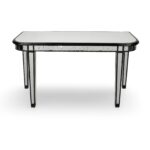 Black miror table side console